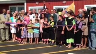 Ribbon cutting at Greater Bridgeton Amish Farm Market