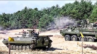 U.S. & Slovakian Soldiers • Cross Weapons Training