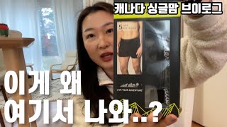 4년만에 처음 사 본 남자빤쓰 | 스타벅스 얼그레이 바닐라 라떼 | 캐나다 유치원생 등하원 브이로그 | 모짜렐라 핫도그 캐나다 코스트코 진출 | 컬리지 학생엄마의 애환