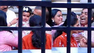 Mukesh Ambani Holds Isha's Daughter Aadiya For Grand Welcome Akash-Shloka New Princess Born