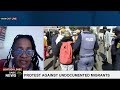 Tshwane residents protest against undocumented migrants in SA