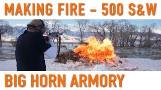 Making Fire with the Model 89 500 S\u0026W – Big Horn Armory