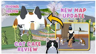 New Update! CAT CAFE Map 😻 Cafe Tour and Review • Sakura School Simulator ORIGINAL VERSION