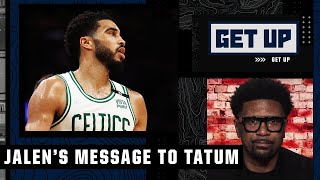 Jayson Tatum needs to 'stop crying to the refs' 😯 - Jalen reacts to Boston's Game 3 loss | Get Up