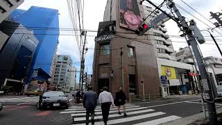 散歩・六本木交差点から東京タワー Walk: From Roppongi intersection towards Tokyo Tower