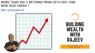 500% plus stock returns from 2019 to 2021 and now living through the crash