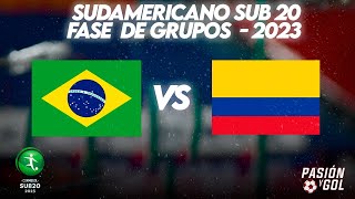 EN VIVO: BRASIL VS COLOMBIA -  SUDAMERICANO SUB 20 - 2023 (AUDIO)