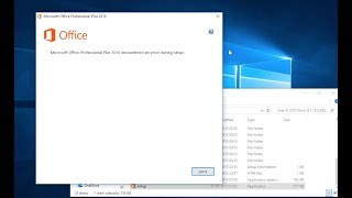 Microsoft Office Error During Setup Installation [SOLVED]