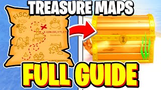 How To GET \u0026 USE TREASURE MAPS In Fisch! (FULL GUIDE) How To Find Treasure Fast Roblox Fisch!