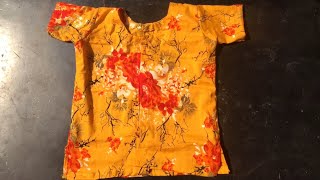 ৩ বছরের ছেলে বাচ্চার ফতুয়া কাটিং এবং সেলাই/Baby boy fotua cutting & stitching/baby boy dress making.