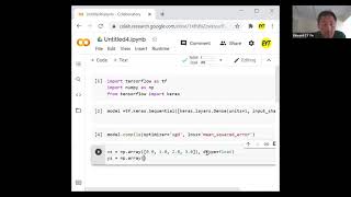 ML - Introduction to Google Colab: a simple regression