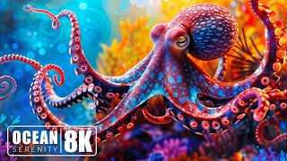 Jellyfish Glow 8K (ULTRA HD) 🌊 Hypnotic Deep Sea Dance & Serene Music