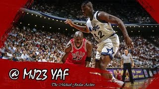 Michael Jordan vs Shaquille O'neal Highlights Bulls vs Magic (1993.01.12) - 23pts, First Meeting!!!