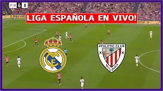 Real Madrid vs Athletic Club | LaLiga | Live Football Match Score