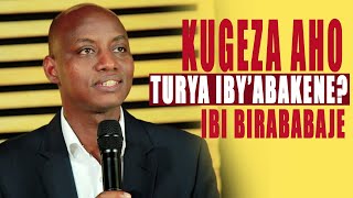 Impuguro:Abakene bafatwa uko bikwiye?Ni iki kiri gutera ubushomeri?Kwizera Yesu yavuze ni ukuhe?