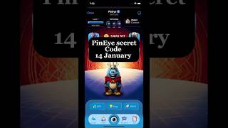 PinEye Secret Code Today 14 January | Pin Eye Bot Secret Code | PinEye Secret Code #shortsfeed #fyp