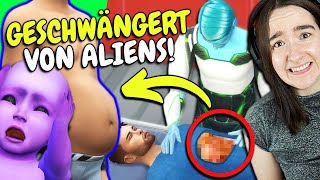 Sims 4 ABER wer wird *schneller* von ALIENS entführt \u0026 GESCHWÄNGERT?! Frau ODER Mann? 😱👽