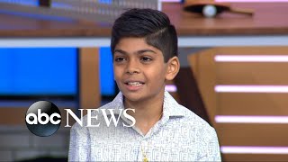 Michael and Sara surprise Arman Shah, who paid his friends' school lunch debt