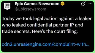 Epic Sued A Fortnite Leaker