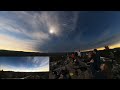 2024 Total Solar Eclipse | Alternate Angle | Coney Mountain Summit, Tupper Lake, NY