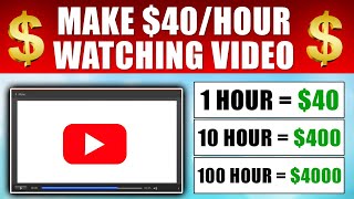 Make $40+ Per Hour Watching Videos Online FREE Worldwide Make Money Online | John Escape