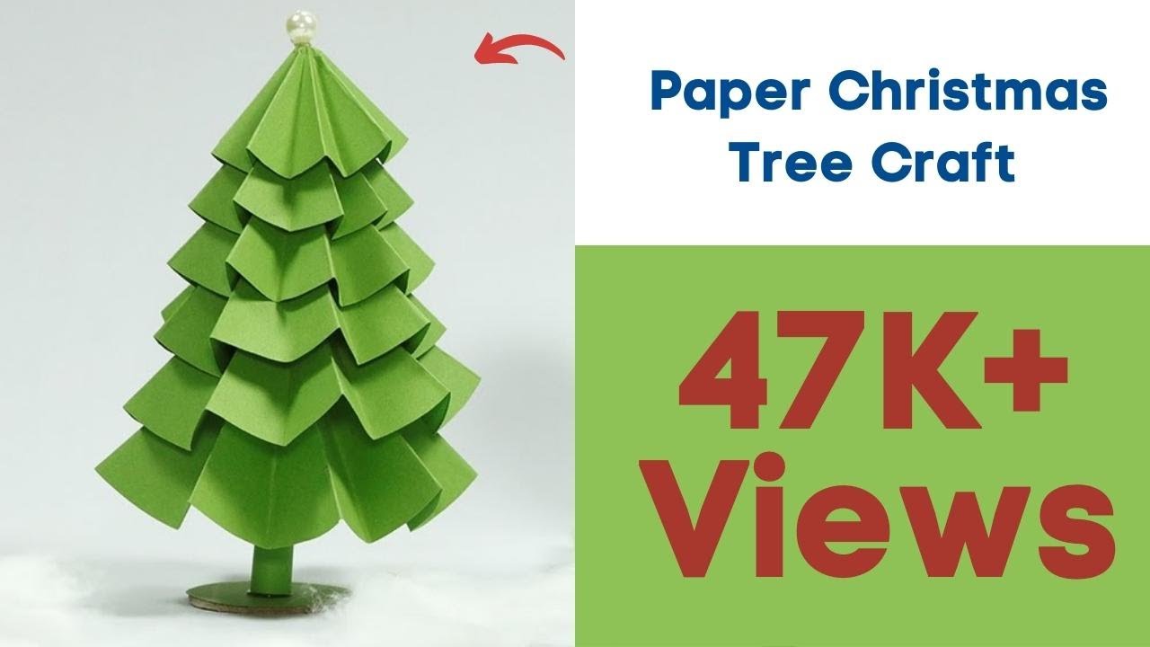 Paper Christmas Tree Craft Diy Christmas Tree Tutorial 4 Gen Crafts