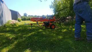 25 ton Yardmax log splitter.