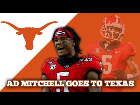 Texas Football: Georgia WR Adonai Mitchell Commits To The Texas ...