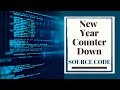 New Year Counter down 2020 | with source code