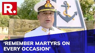 Independence Day: Indian Navy Officers Hoist Tiranga at INS Gomantak; 'Our Duty To Honour Martyrs'