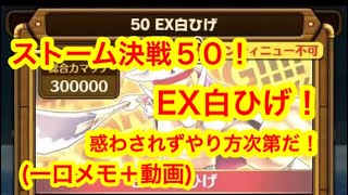 (一口メモ＋α)【サウスト】ストーム決戦50EX白ひげ（冥王凱旋Ch）