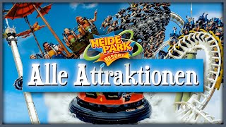 Alle Attraktionen des Heide Park Resorts (2022)