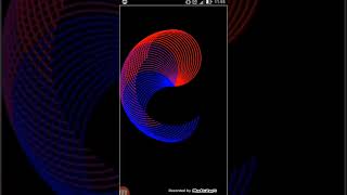 Colorful spiral circle graphic program using python | turtle graphics