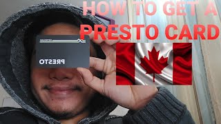 HOW TO GET A PRESTO CARD | INTERNATIONAL STUDENT CANADA | WARREN DAVID