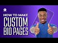 How To Make A Custom Bio Page For Your Profile - Freshlink (Step-By-Step Guide) - Link In Bio