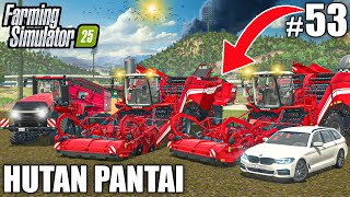 CUTTING POTATOES FOR 2000 PIGS! | Farming Simulator 25 - HUTAN PANTAI | Episode 53