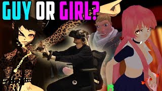 Guy or Girl? - xQc Judges a Dance Competition in VRChat ft. HeyImBee and Roflgator! | xQcOW