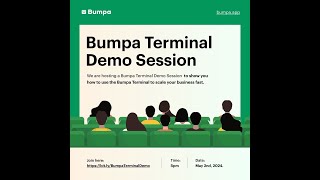 Bumpa Terminal Demo - Showing Business Owners the Fastest Way to Collect Payments