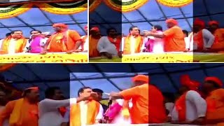 Watch: TRS worker confronts Assam CM Himanta Biswa Sarma on stage, dismantles mike