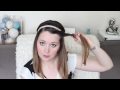 easy headband roll hair tutorial