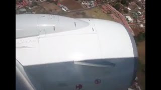 AVIÓN CHOCA CON AVE en pleno vuelo. Motor se incendia / Alaska Airlines Costa Rica