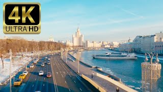 Walking Tour 4K | Red Square, Zaryadye Park, Moscow, Russia 🇷🇺