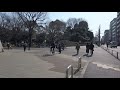 4k binaural komazawa walking tour visiting university and olympic park tokyo japan