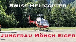 🇨🇭 Swiss Helicopter 🏔 Jungfrau Mönch Eiger 😍 4K 60 fps