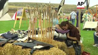 Medieval times recreated at Kosovo festival