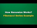 Learn Recursion with Fun: Fibonacci Series in JavaScript Animation! | JavaScript | Recursion | 2024