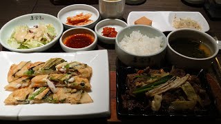 横浜高島屋「韓国料理 妻家房」の牛プルコギ＆チヂミセットランチ