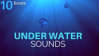 Deeply Relaxing Underwater Sounds - 10 Hours | Deep Ocean Sounds - Sleep, Relax, Study, Meditation