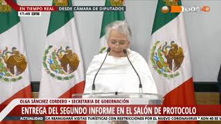 Entrega del Segundo Informe de AMLO