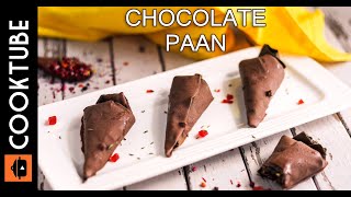 Homemade Chocolate Paan Recipe | How To Make Chocolate Paan